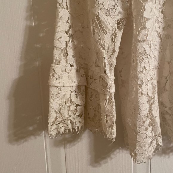 Sanctuary White Lace Crop Top - Picture 3 of 7